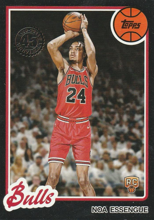 2025 Topps NBA 1980-81 Topps Basketball Noa Essengue 80BK-59 Chicago Bulls