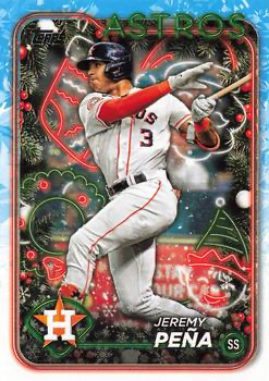 2024 Topps Holiday Jeremy Peña Houston Astros #H192