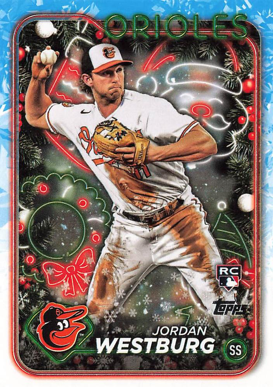 2024 Topps Holiday Jordan Westburg RC Baltimore Orioles #H29