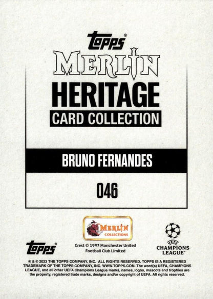 2023 Topps Merlin Heritage UCC Bruno Fernandes #46 Manchester United