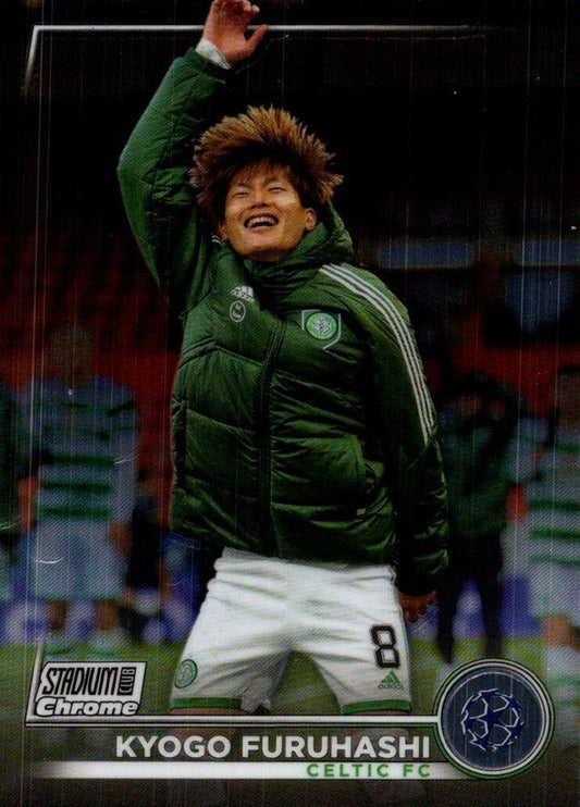 2022 Topps Stadium Club Chrome UCC Kyogo Furuhashi #86 Celtic