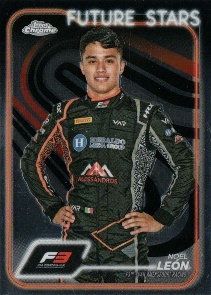 2024 Topps Chrome Formula 1 Noel Leon F3D #61 Van Amersfoort Racing