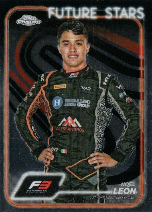2024 Topps Chrome Formula 1 Noel Leon F3D #61 Van Amersfoort Racing