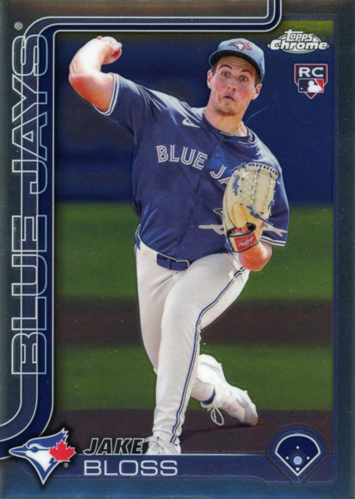 2025 Topps Chrome MLB Jake Bloss RC #188 Toronto Blue Jays