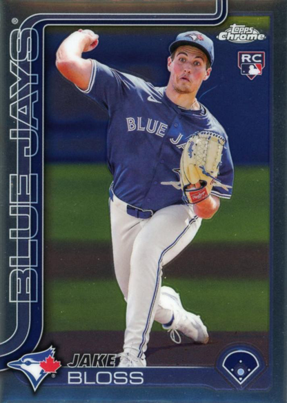 2025 Topps Chrome MLB Jake Bloss RC #188 Toronto Blue Jays