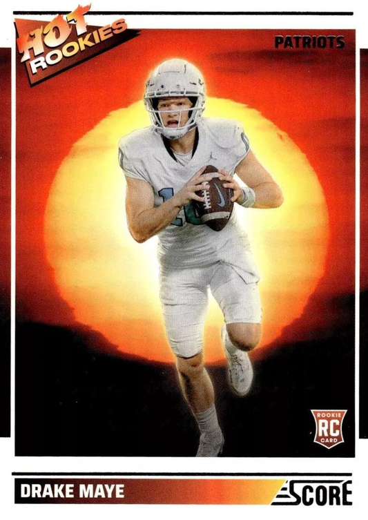 2024 Panini Score Football Hot Rookies Drake Maye New England Patriots #2 RC