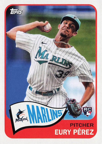 2023 Topps Archives Eury Perez RC #182 Miami Marlins