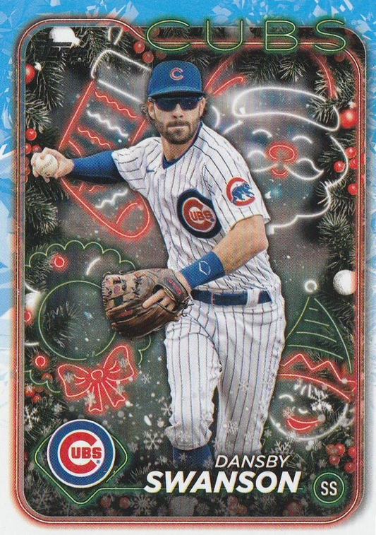 2024 Topps Holiday Dansby Swanson Chicago Cubs #H125