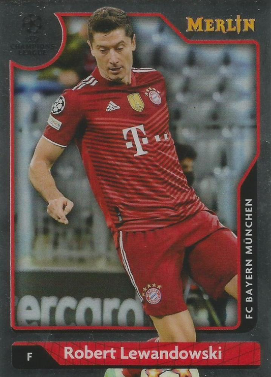 2021 Topps Merlin UEFA Club Competitions Robert Lewandowski #1 FC Bayern Munchen