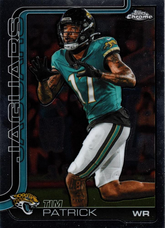 2025 Topps Chrome NFL Tim Patrick #96 Jacksonville Jaguars