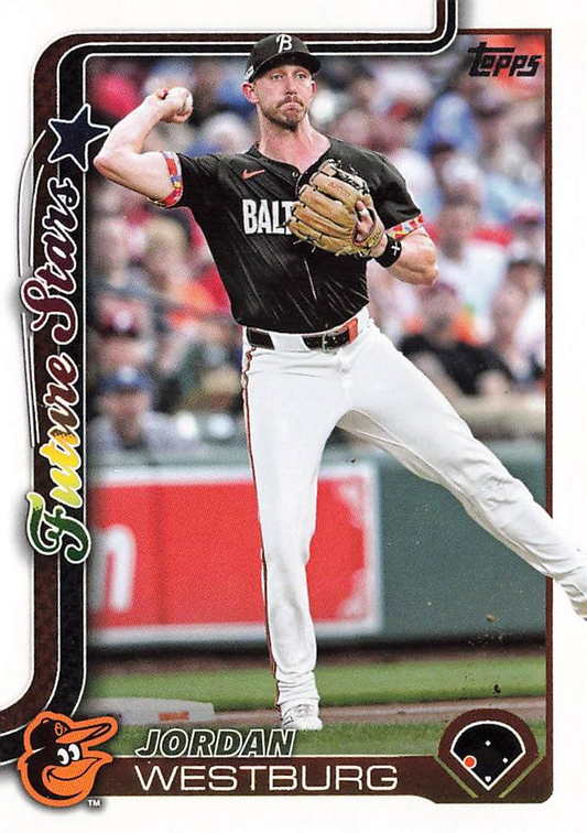 2025 Topps Series 1 Jordan Westburg Future Stars Baltimore Orioles #142