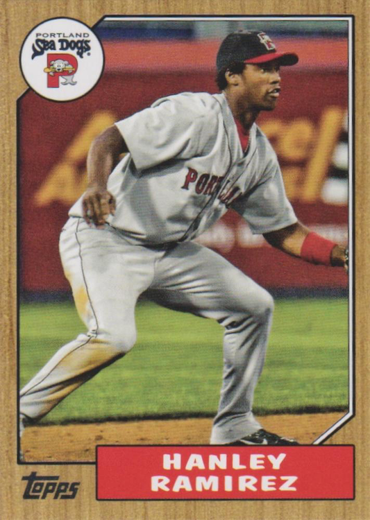 2024 Topps Pro Debut MiLB Legends Hanley Ramirez #MILB-9 Portland Sea Dogs