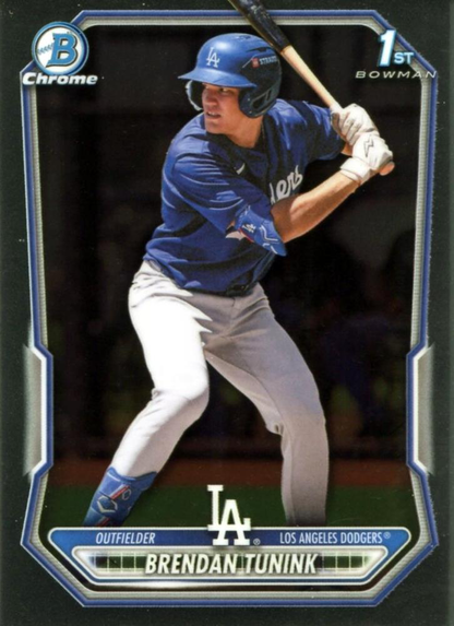 2026 Topps Bowman Chrome Prospects Brendan Tunink #BP-59 Los Angeles Dodgers