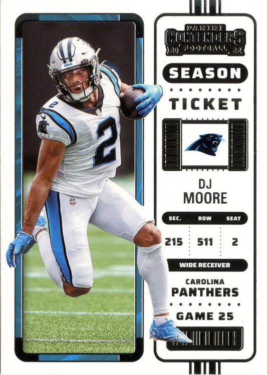 2022 Panini Contenders DJ Moore Carolina Panthers #16