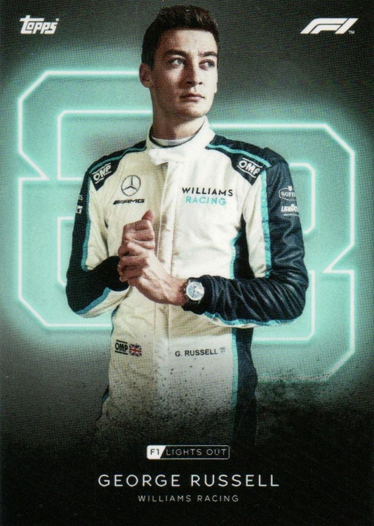 2021 Topps Formula 1 Lights Out George Russell Williams Racing