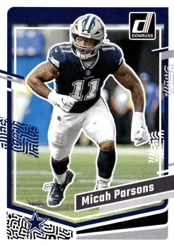 2023 Panini Donruss Micah Parsons #78 Dallas Cowboys
