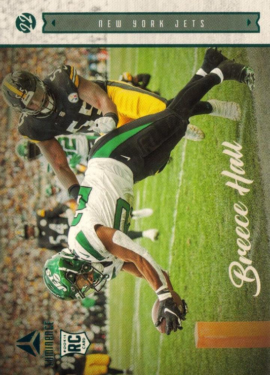 2022 Panini Chronicles Luminance Update Rookies Teal RC Breece Hall #220 New York Jets