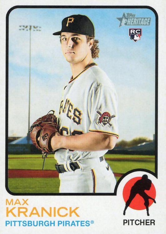 2022 Topps Heritage Max Kranick RC Pittsburgh Pirates #392