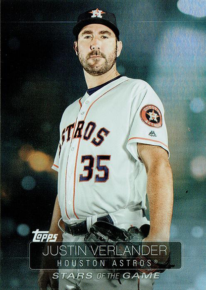 2019 Topps Series Stars of the Game Justin Verlander #SSB-4 Houston Astros