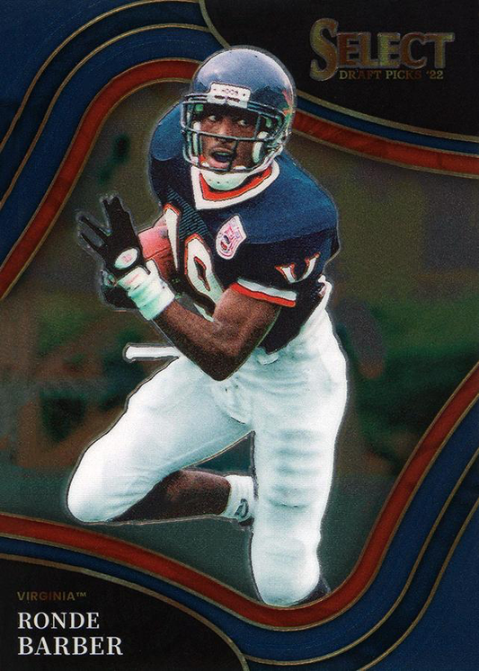 2022 Panini Select Draft Picks Blue Ronde Barber #191 Virginia Cavaliers