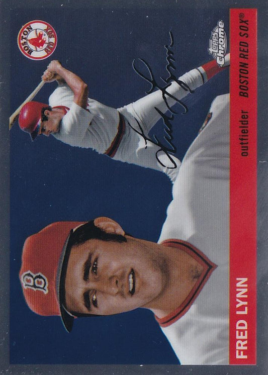 2025 Topps Chrome Platinum Fred Lynn #395 Boston Red Sox