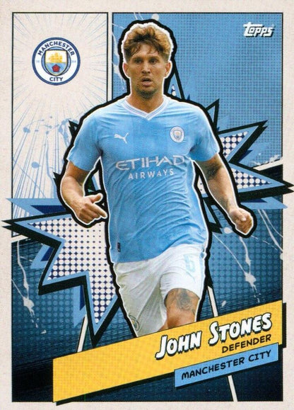 2023 Topps Manchester City Fan Set Heroes John Stones #MANH-5
