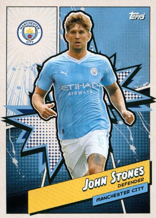 2023 Topps Manchester City Fan Set Heroes John Stones #MANH-5