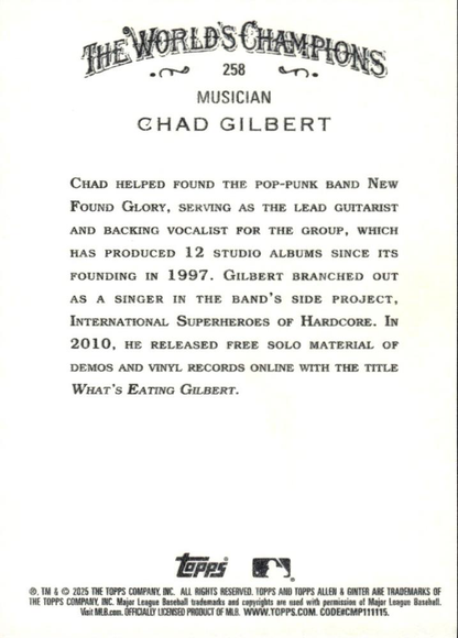 2025 Topps Allen & Ginter Chad Gilbert #258 Autres