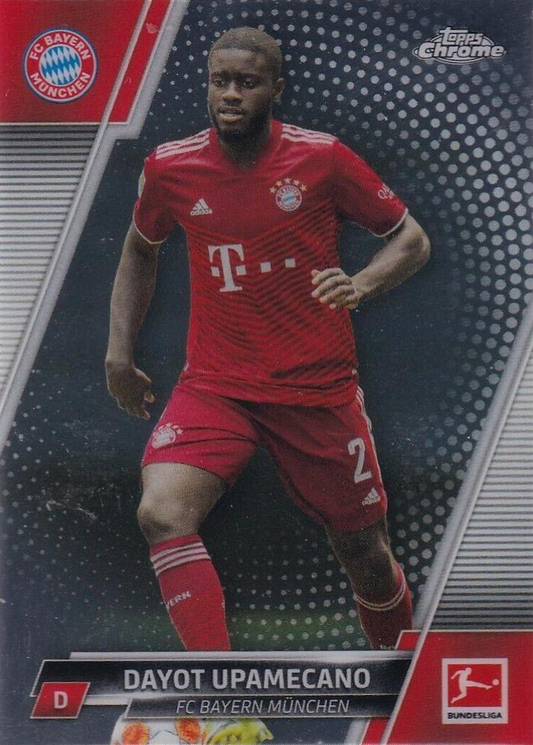 2021 Topps Chrome Bundesliga Dayot Upamecano #85 FC Bayern Munich