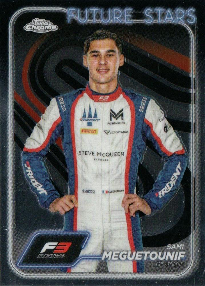 2024 Topps Chrome Formula 1 Sami Meguetounif F3D #47 Trident