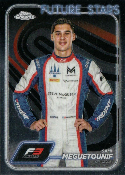 2024 Topps Chrome Formula 1 Sami Meguetounif F3D #47 Trident