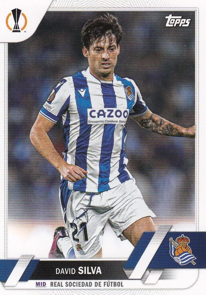 2022 Topps UCC David Silva #154 Real Sociedad