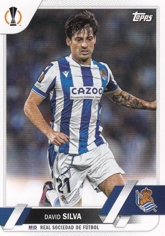 2022 Topps UCC David Silva #154 Real Sociedad