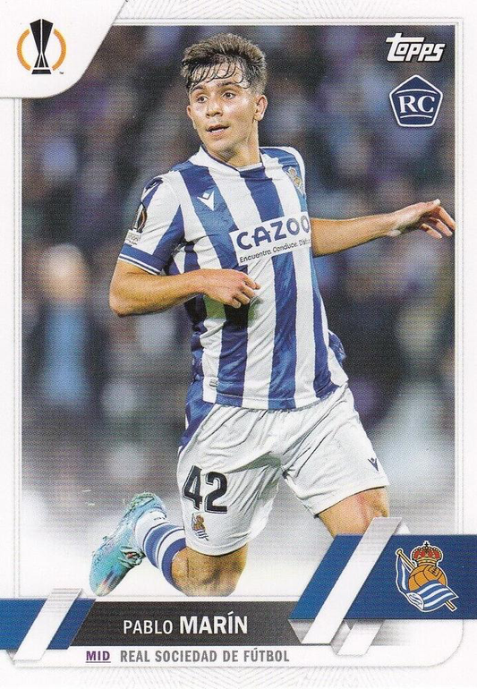 2022 Topps UCC Pablo Marín RC #145 Real Sociedad