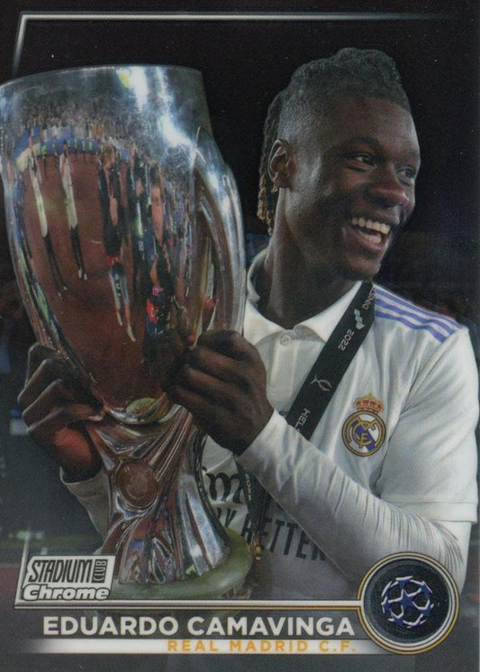 2022 Topps Stadium Club Chrome UCC Eduardo Camavinga #67 Real Madrid CF