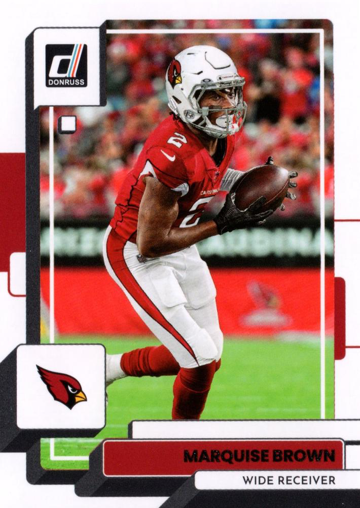 2022 Panini Donruss Marquise Brown #187 Arizona Cardinals