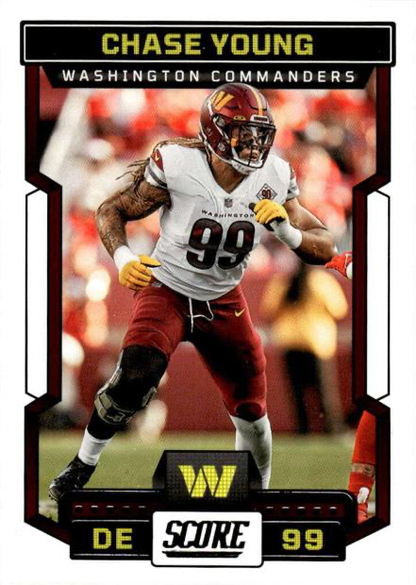 2023 Panini Score Football Chase Young Washington Commanders #258