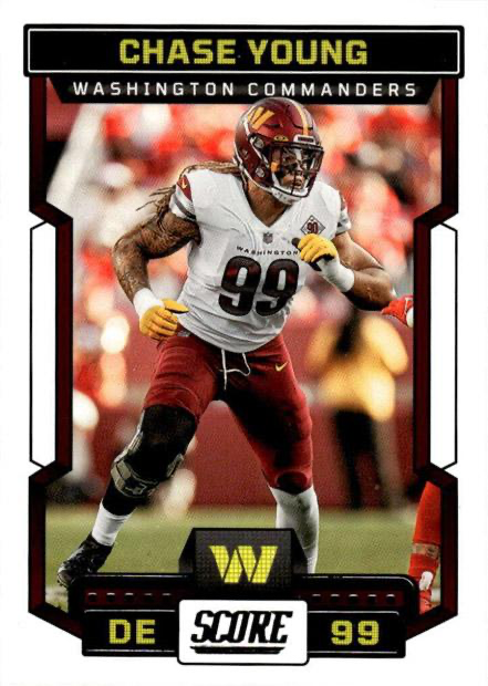 2023 Panini Score Football Chase Young Washington Commanders #258