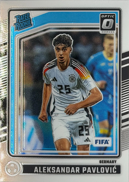 2024 Panini Donruss Optic Aleksandar Pavlovic Rated Rookie #191 Germany
