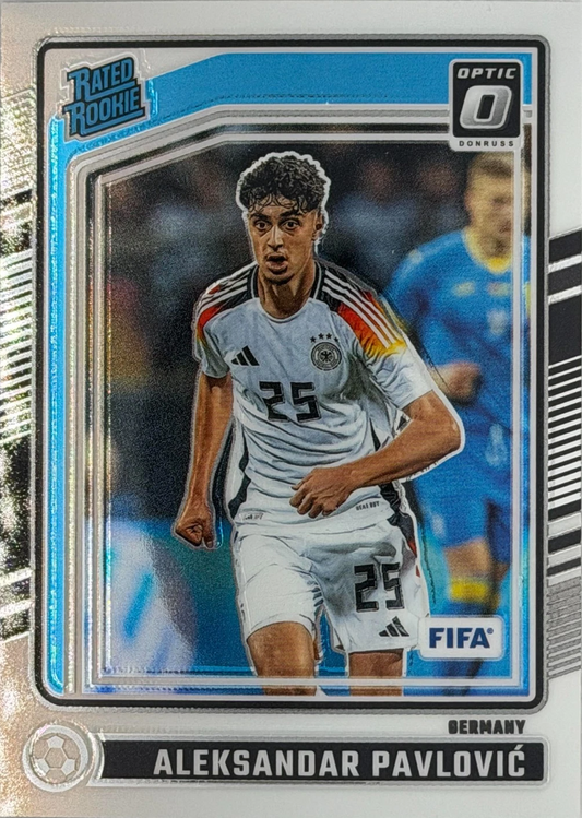 2024 Panini Donruss Optic Aleksandar Pavlovic Rated Rookie #191 Germany