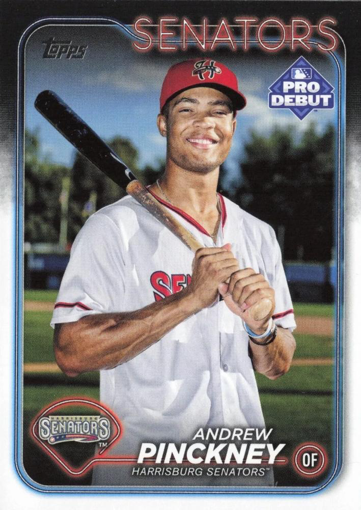 2024 Topps Pro Debut Andrew Pinckney #PD-117 Harrisburg Senators