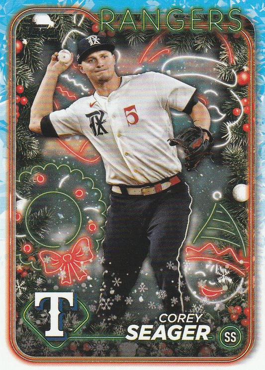 2024 Topps Holiday Corey Seager Texas Rangers #H45