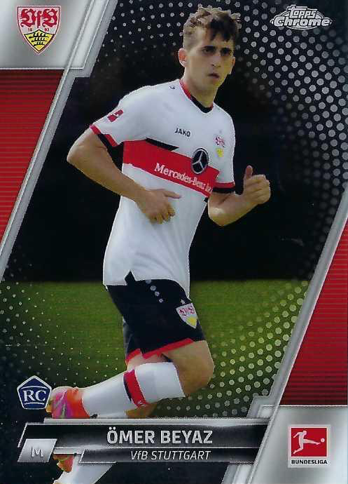 2021 Topps Chrome Bundesliga Omer Beyaz RC #90 VfB Stuttgart