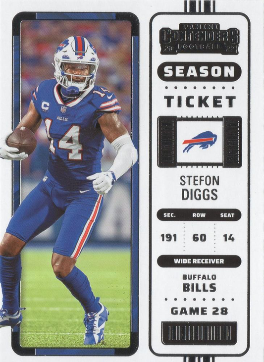 2022 Panini Contenders Stefon Diggs Buffalo Bills #12