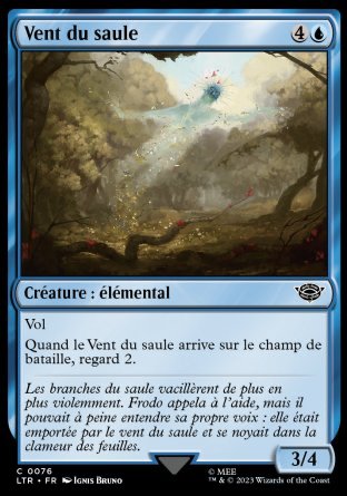 2023 Magic MTG Le Seigneur des Anneaux Vent du saule LTR #76