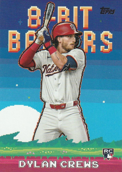 2025 Topps Series 1 8-Bit Ballers Dylan Crews Washington Nationals #8B-19