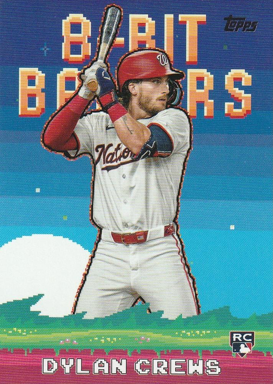 2025 Topps Series 1 8-Bit Ballers Dylan Crews Washington Nationals #8B-19