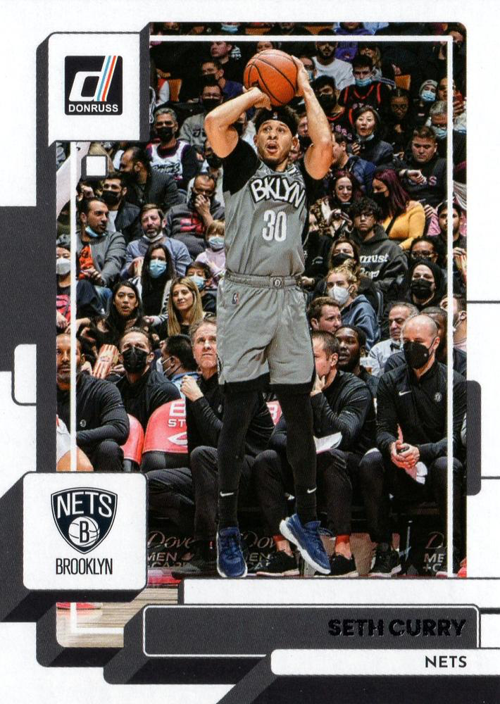 2022 Panini Donruss Seth Curry #10 Brooklyn Nets
