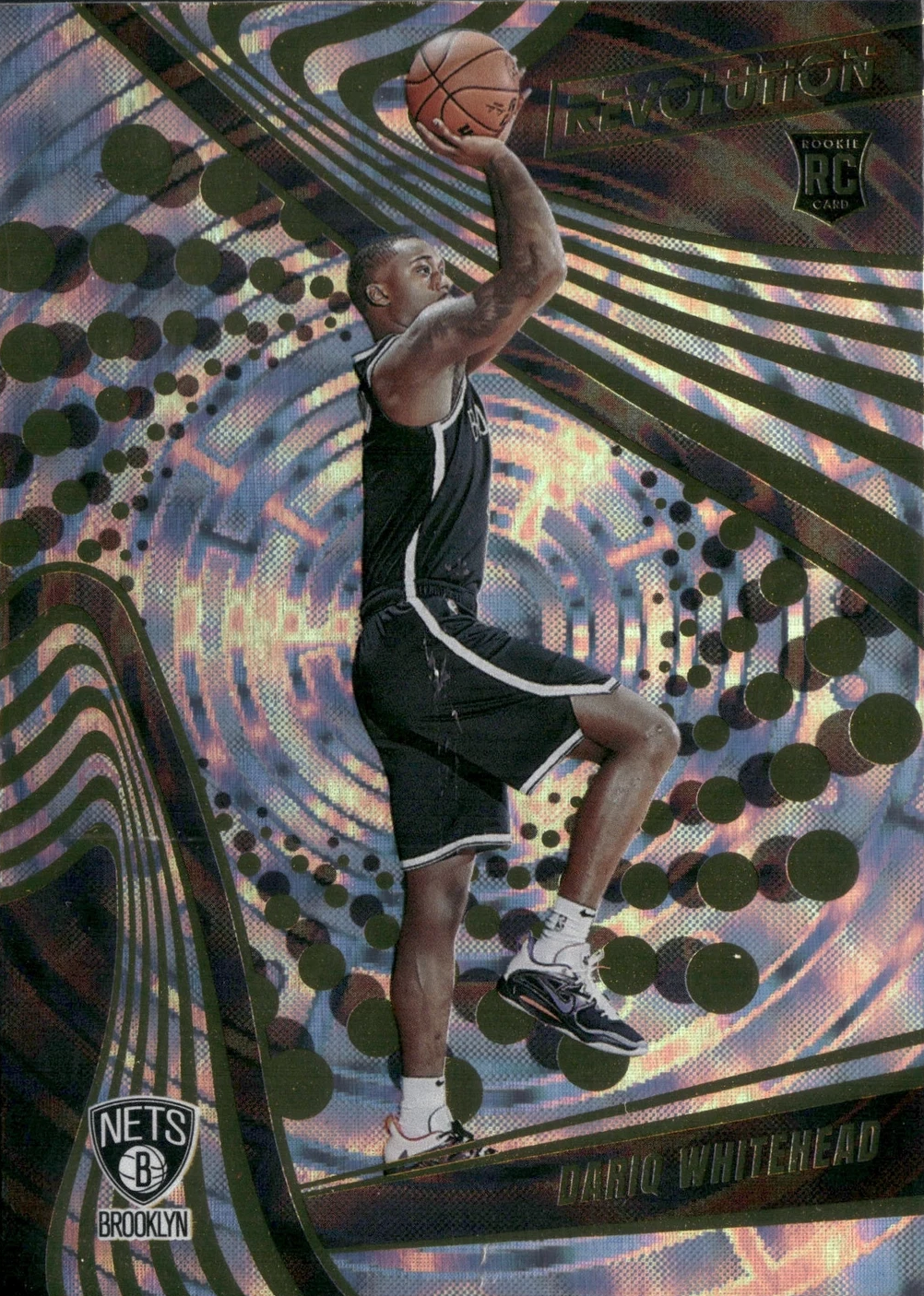 2023 Panini Revolution Dariq Whitehead Fractal #123 Brooklyn Nets