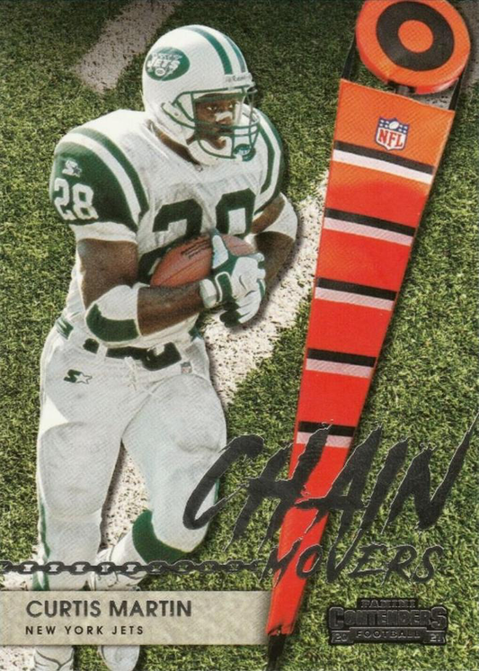 2021 Panini Contenders Chain Movers Curtis Martin New York Jets #CM-CMA